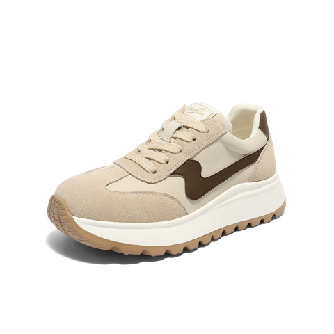 森达阿甘鞋女2025秋新商场同款运动风德训休闲鞋XQG01CM5