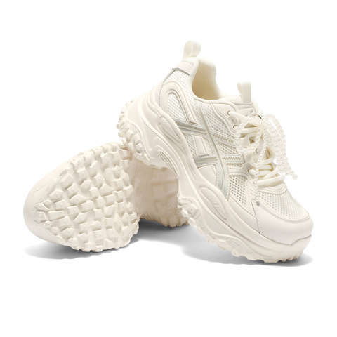 森达网面鞋女款2025秋新商场同款运动厚底户外休闲鞋XRC01CM5