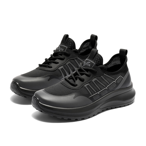 森达健步鞋男2025秋季新款网面透气舒适厚底休闲鞋JDZ43CM5