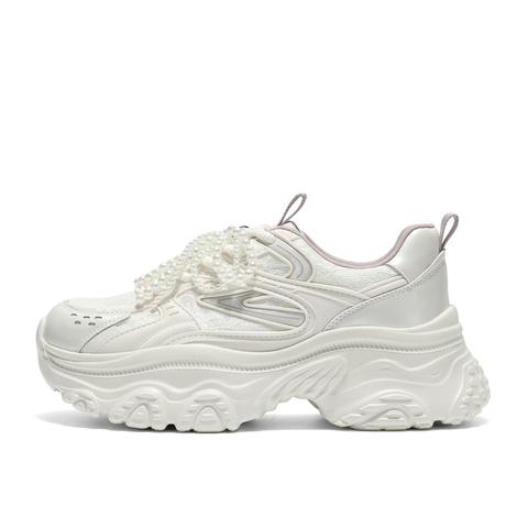 森达网面鞋女2025秋季新款运动风厚底显高休闲老爹鞋ZTH48CM5