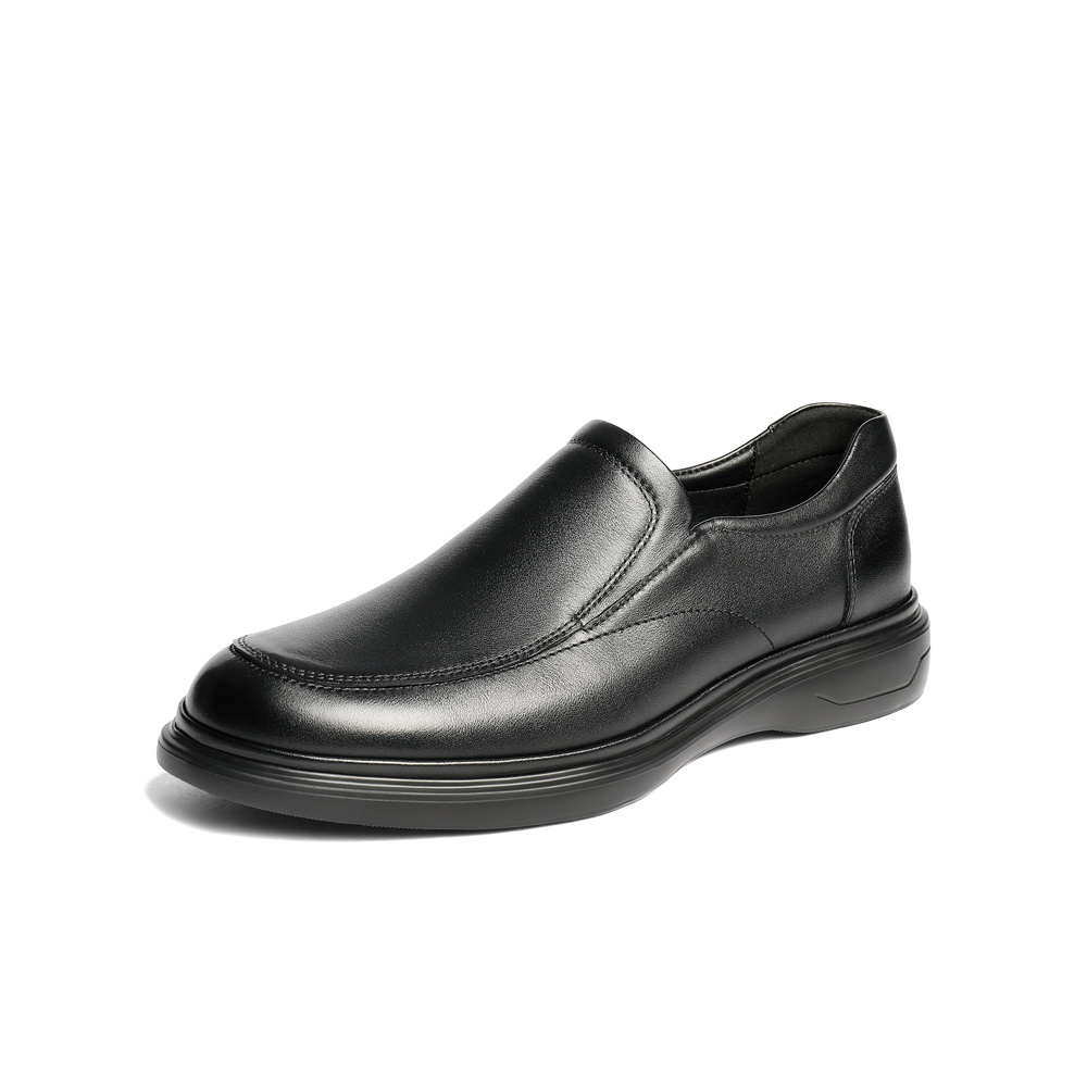 森达休闲皮鞋男2025秋季新款商场同款一脚蹬厚底休闲鞋K4B07CM5