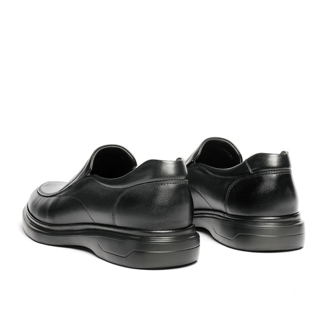 森达休闲皮鞋男2025秋季新款商场同款一脚蹬厚底休闲鞋K4B07CM5