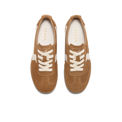 森达德训鞋女款2025秋新商场同款户外跑步休闲板鞋4ZS28CM5