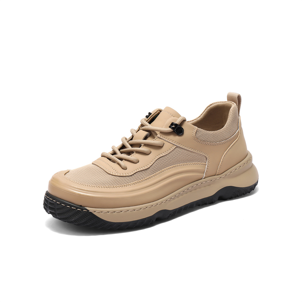 森达板鞋男款2025夏新网面透气休闲鞋JDZ29BM5