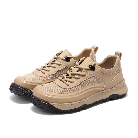 森达板鞋男款2025夏新网面透气休闲鞋JDZ29BM5