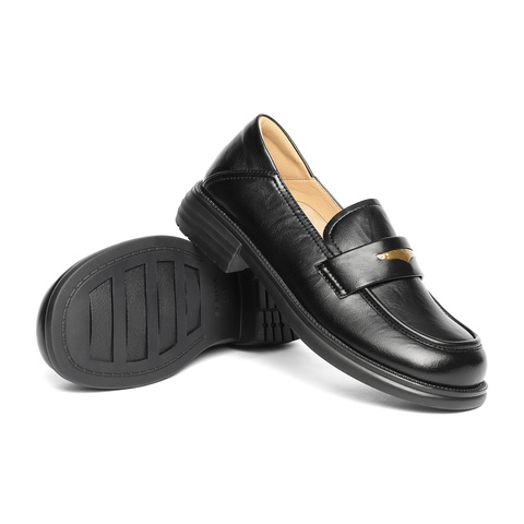 森达乐福鞋女款2025秋新商场同款通勤厚底舒适单鞋XQJ01CA5