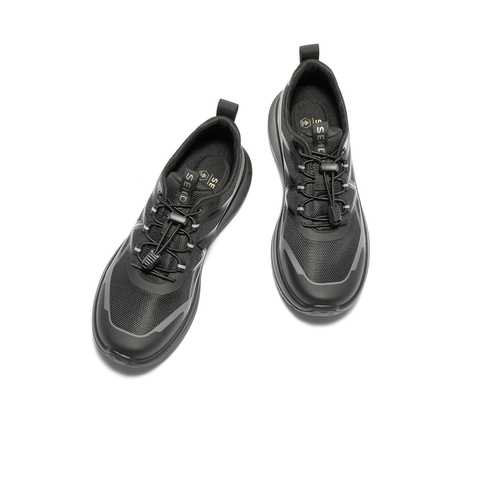 森达健步鞋男2025秋季新款时尚运动风户外厚底休闲鞋QJ015CM5