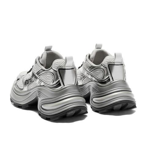 森达网面鞋女款2025秋新商场同款运动风休闲老爹鞋XQR01CM5