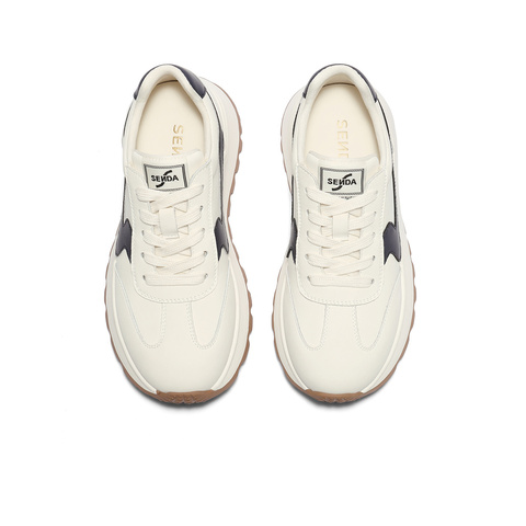 森达阿甘鞋女2025秋新商场同款运动风德训休闲鞋XQG01CM5