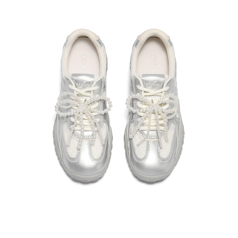 森达德训鞋女款2025秋新商场同款运动跑步户外休闲鞋XQA01CM5