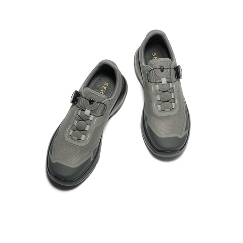 森达健步鞋男2025秋新户外运动风时尚厚底休闲鞋QJ006CM5