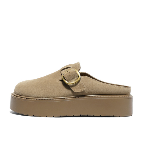 森达勃肯鞋女款2025秋季新款舒适厚底外穿休闲凉拖鞋ZTH17CH5