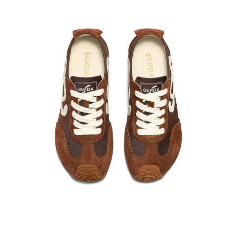 森达德训鞋女款2025秋新拼接运动风休闲鞋ZTH27CM5