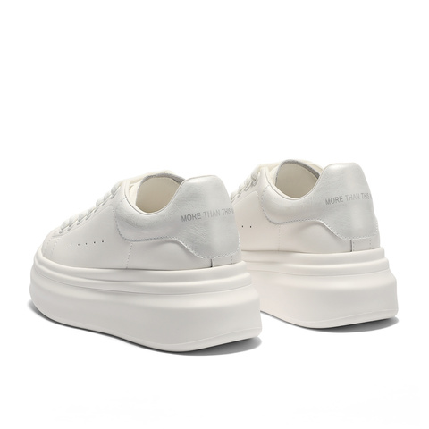 森达板鞋女2025秋新商场同款经典百搭厚底休闲小白鞋XQW01CM5