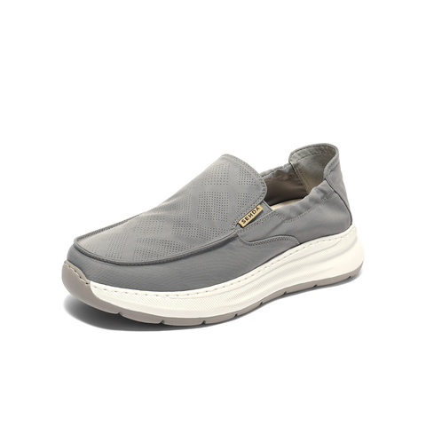 森达布鞋男2025秋新商场同款舒适轻便一脚蹬厚底休闲鞋1YC01CM5