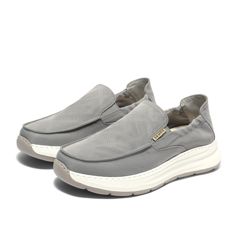 森达布鞋男2025秋新商场同款舒适轻便一脚蹬厚底休闲鞋1YC01CM5