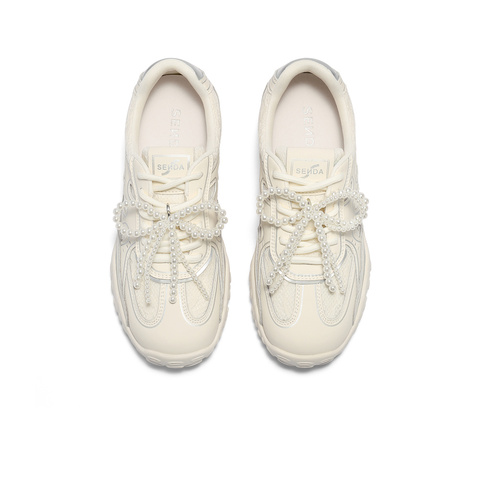 森达德训鞋女款2025秋新商场同款运动跑步户外休闲鞋XQA01CM5