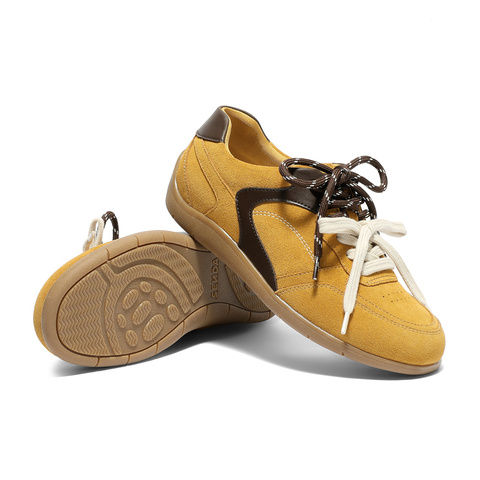 森达德训鞋女款2025秋季新款户外运动风平底阿甘休闲鞋4ZS22CM5