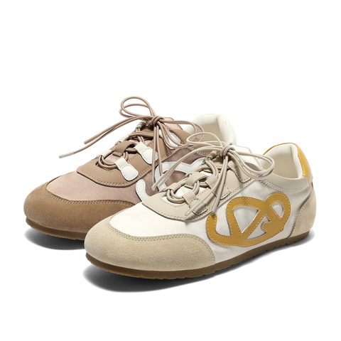 森达德训鞋女2025秋季新款拼接百搭平底运动休闲板鞋ZTH40CM5