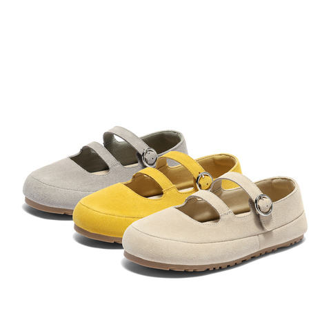 森达勃肯鞋女款2025秋季新款玛丽珍平底休闲鞋ZTH16CQ5