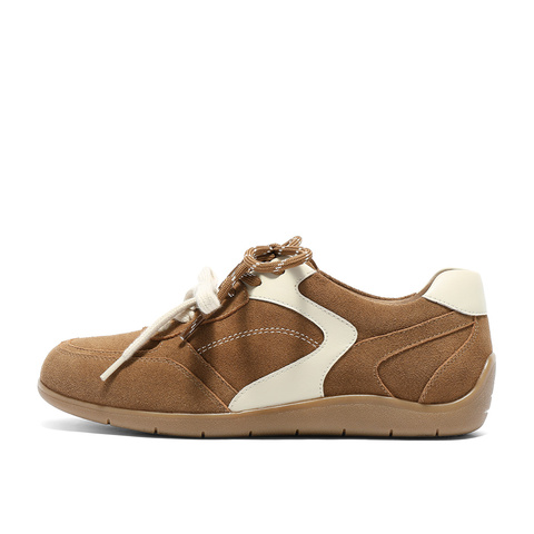 森达德训鞋女款2025秋季新款户外运动风平底阿甘休闲鞋4ZS22CM5