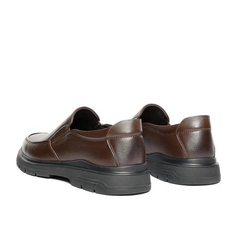 森达休闲皮鞋男2025秋新商场同款软面经典商务休闲鞋K5R03CM5