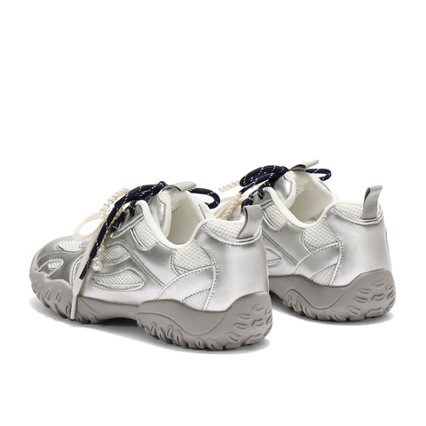 森达网面鞋女款2025秋新户外厚底休闲德训鞋ZTH54CM5