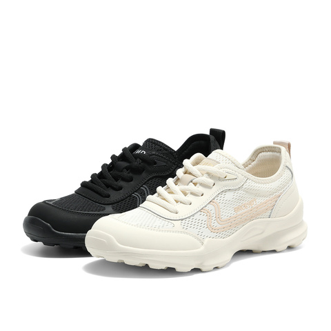 森达网面鞋女款2025秋新商场同款运动休闲厚底健步鞋XRJ01CM5