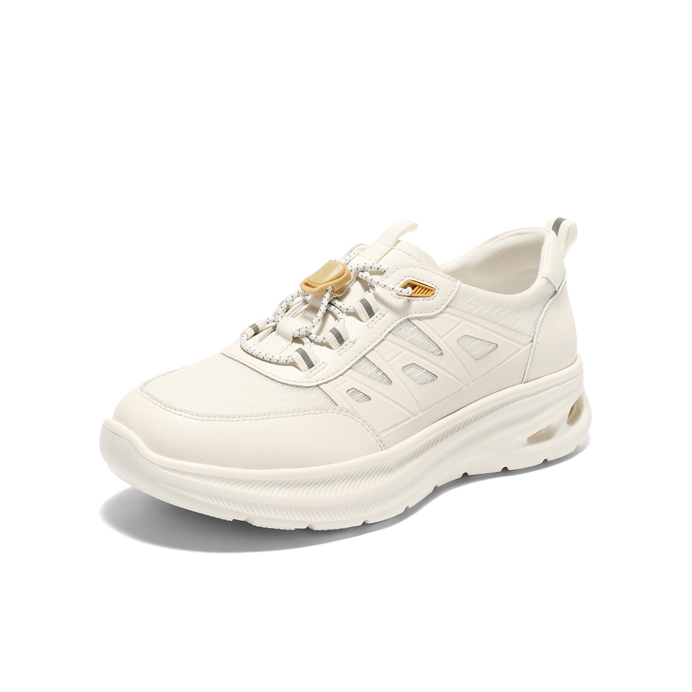 森达健步鞋女2025秋新商场同款户外运动风厚底休闲鞋4ET26CM5