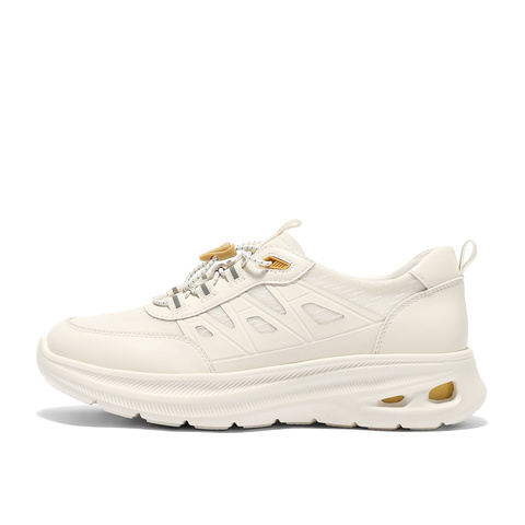 森达健步鞋女2025秋新商场同款户外运动风厚底休闲鞋4ET26CM5