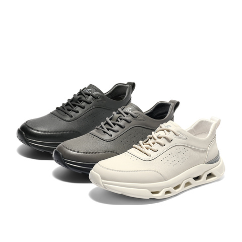 森达健步鞋男2025秋新商场同款舒适行走厚底休闲鞋1XX01CM5