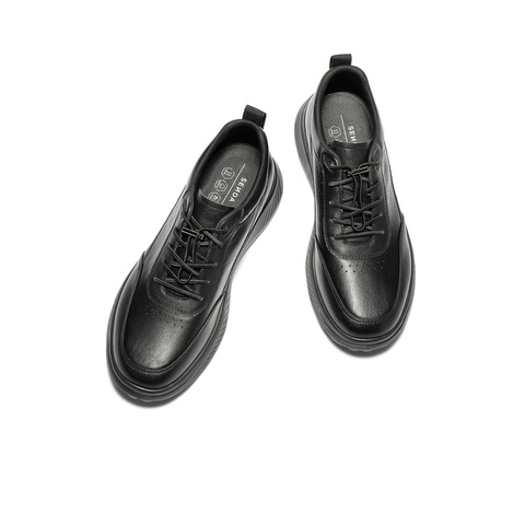 森达健步鞋男2025秋新商场同款户外运动风厚底休闲鞋K5C06CM5