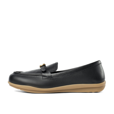 森达乐福鞋女2025秋新商场同款一脚蹬通勤平底单鞋4JP28CA5