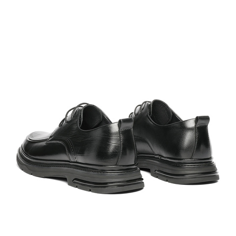 森达正装皮鞋男2025秋新商场同款简约通勤舒适商务鞋1XQ01CM5