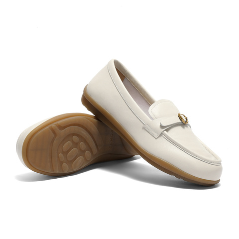 森达乐福鞋女2025秋新商场同款一脚蹬通勤平底单鞋4JP28CA5