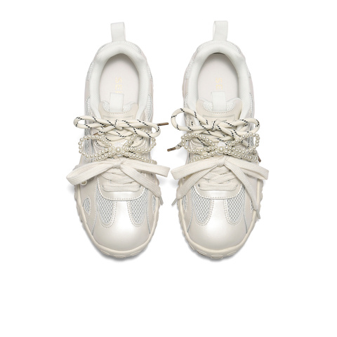 森达网面鞋女款2025秋新户外厚底休闲德训鞋ZTH54CM5