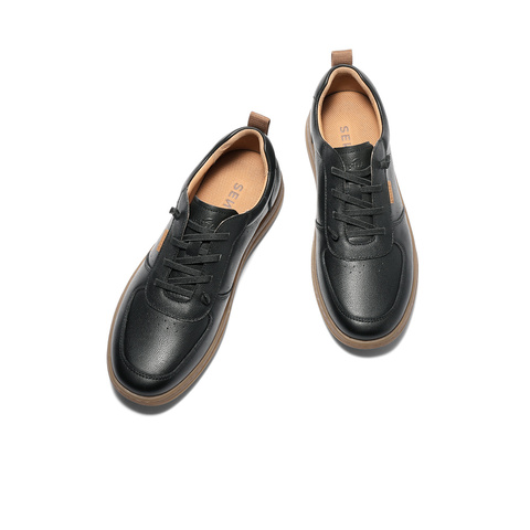 森达板鞋男2025秋新商场同款户外运动风厚底休闲鞋483B8CM5