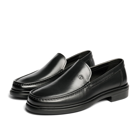 森达正装皮鞋男2025秋新商场同款一脚蹬职场商务皮鞋K5U01CM5