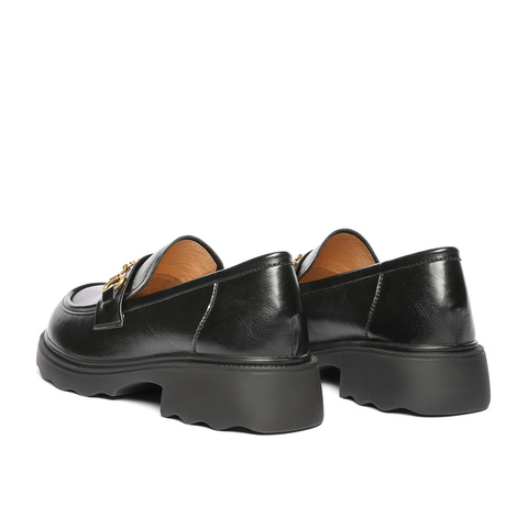 森达乐福鞋女款2025秋新商场同款马衔扣通勤舒适单鞋XQL01CA5