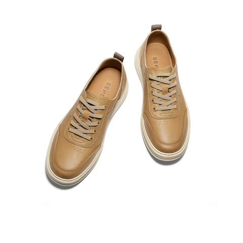 森达板鞋男2025秋季新款商场同款潮流时尚厚底休闲鞋K5H08CM5