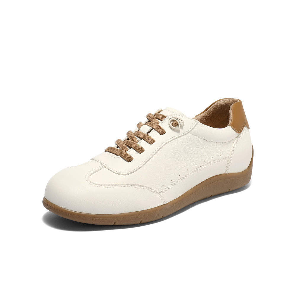 森达德训鞋女2025秋新商场同款简约运动平底休闲鞋4ZS20CM5