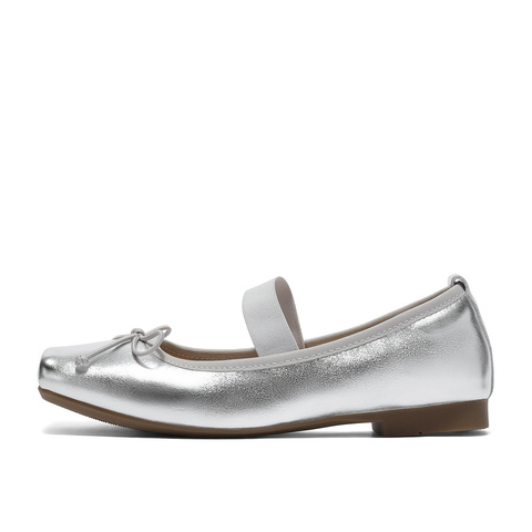 森达玛丽珍女款2025秋季新款方头平跟舒适浅口单鞋ZTH07CQ5