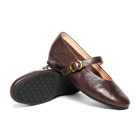 森达玛丽珍鞋女2025秋新商场同款软面增高浅口单鞋XRY01CQ5