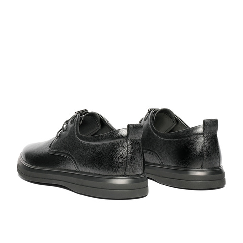 森达休闲皮鞋男2025秋新商场同款简约舒适平底休闲鞋K5R05CM5