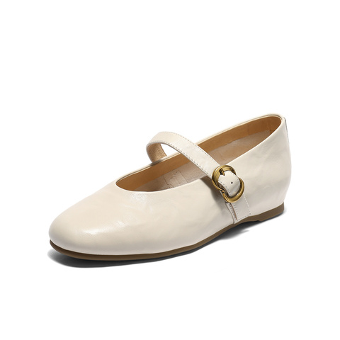 森达玛丽珍鞋女2025秋新商场同款软面增高浅口单鞋XRY01CQ5