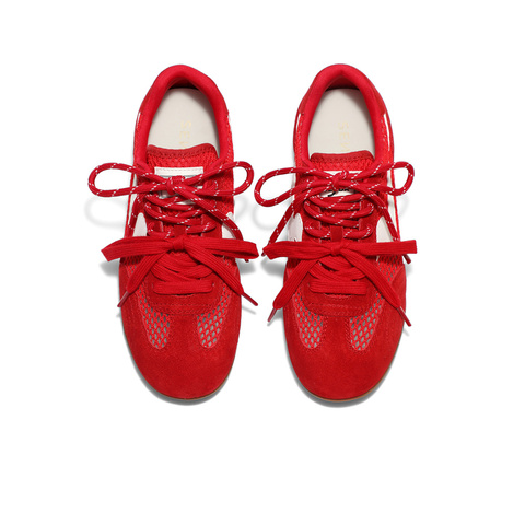 森达德训鞋女2025夏新网面透气户外舒适休闲板鞋ZTG70BM5