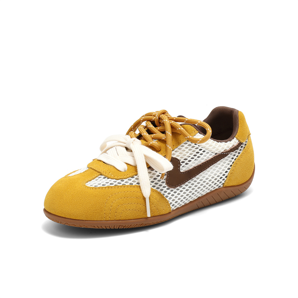 森达德训鞋女2025夏新网面透气户外舒适休闲板鞋ZTG70BM5