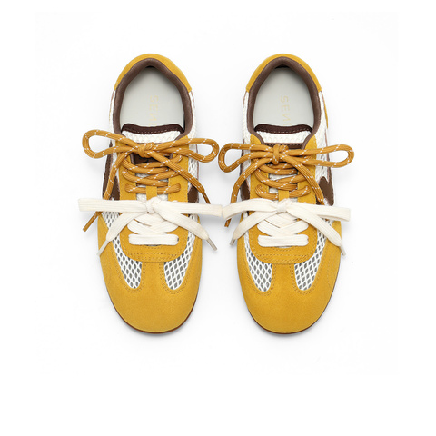 森达德训鞋女2025夏新网面透气户外舒适休闲板鞋ZTG70BM5