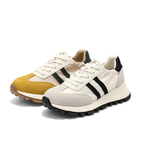 森达阿甘鞋女2025秋新拼接户外厚底德训休闲鞋ZTH59CM5