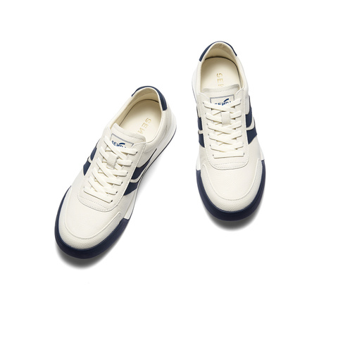 森达板鞋男2025秋新商场同款潮流户外双鱼休闲板鞋2AW01CM5